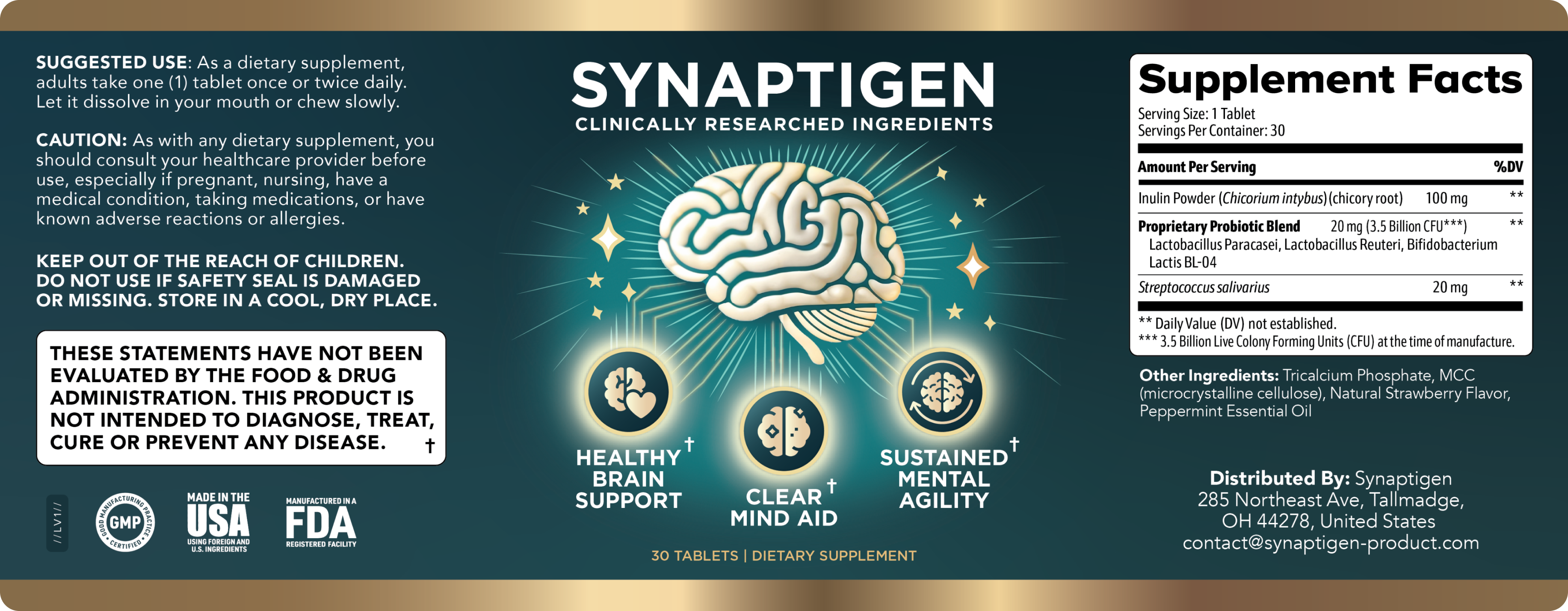 Synaptigen Supplement
